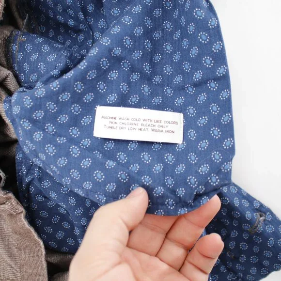 Peter Millar pants Mens 36 L32 Cotton Corduroy flat front business casual pocket - Picture 12 of 12